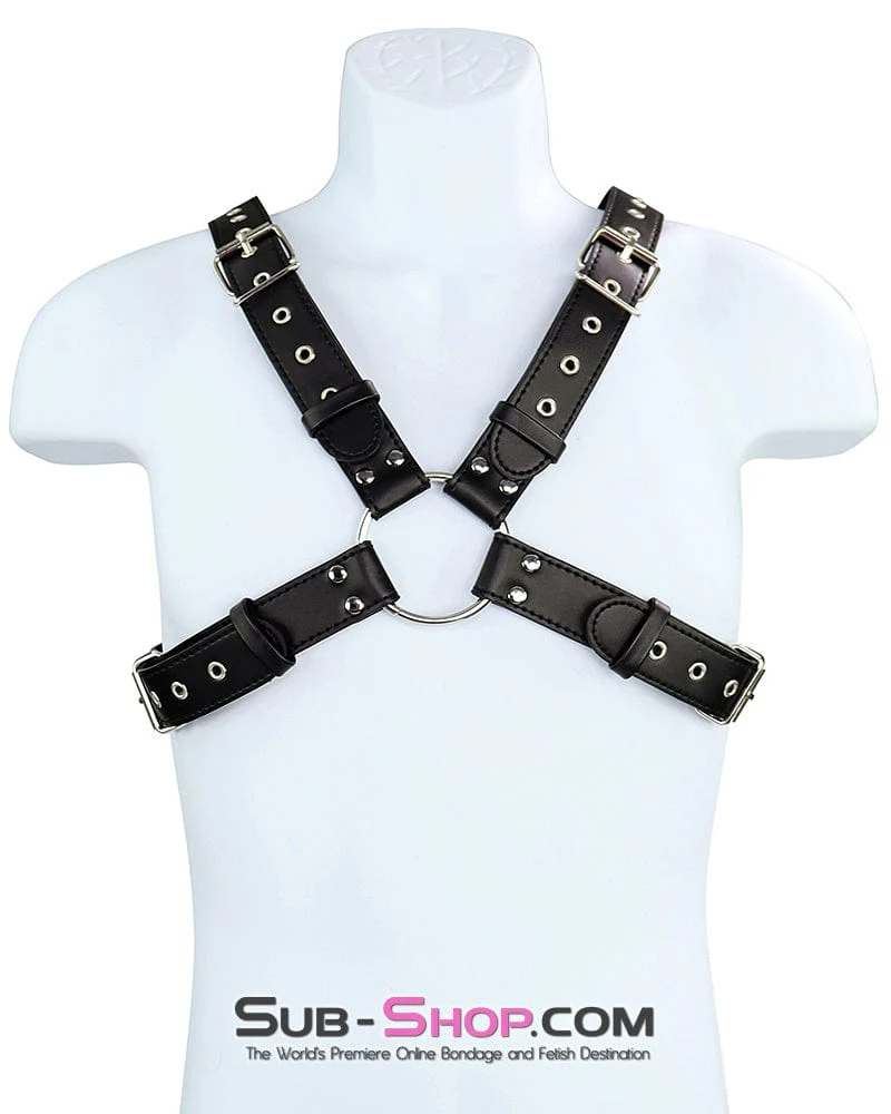 0789DL Man's Sexy Bondage Chest Harness - Image 6