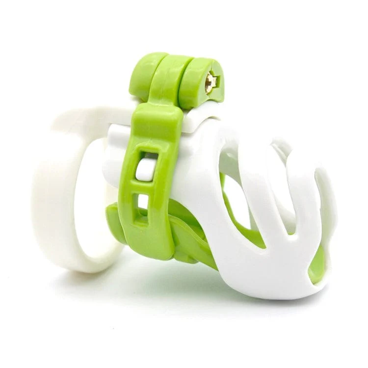 9066M Mean Green Long Male Chastity with Prince Albert Insert - LAST CHANCE - Final Closeout! - Image 2