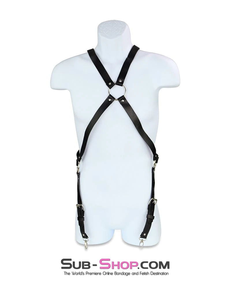 1894DL      Men's Full Chest Bondage Harness - Image 4