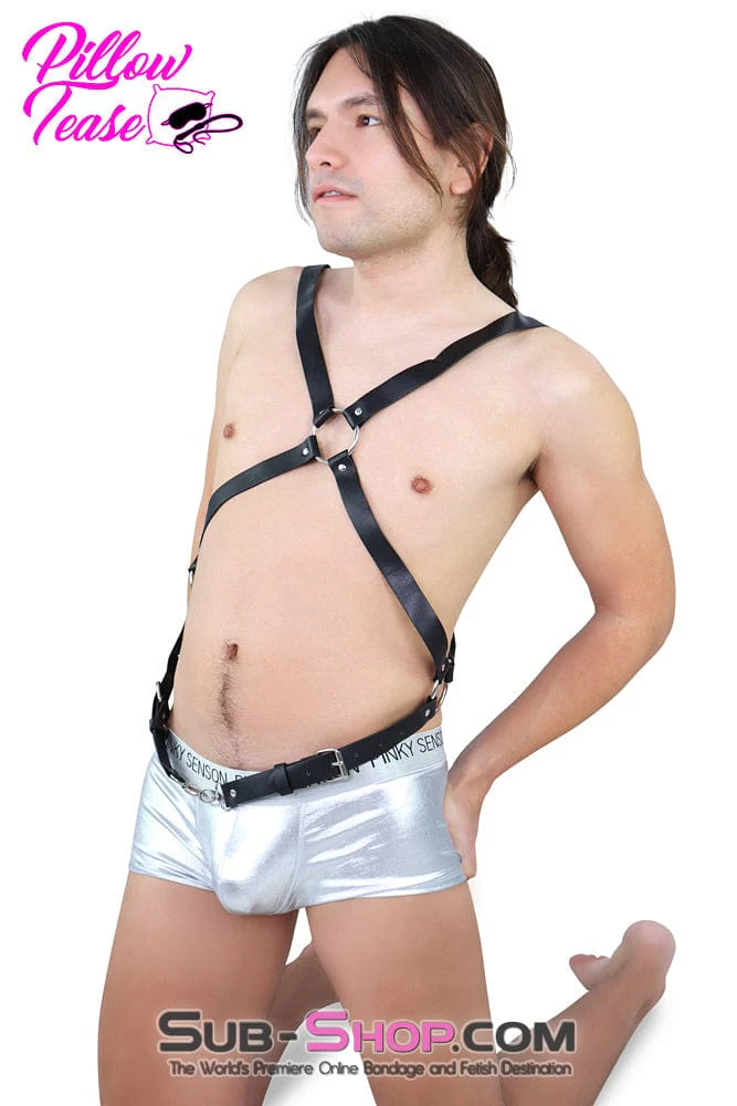1894DL      Men's Full Chest Bondage Harness - Image 5