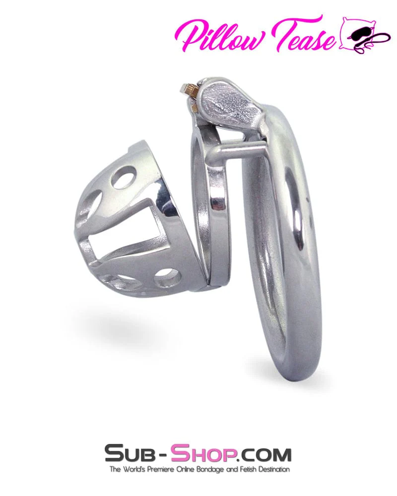0717M Mini Basket Steel Cock Cage Chastity Device
