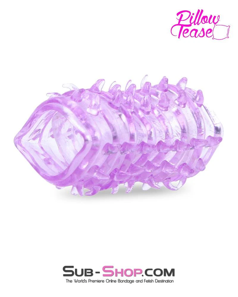 2922M Nubby Purple Finger, Dildo or Vibrator Super Stimulation Sleeve - Image 4