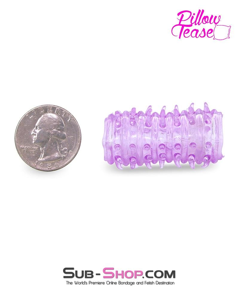 2922M Nubby Purple Finger, Dildo or Vibrator Super Stimulation Sleeve - Image 7