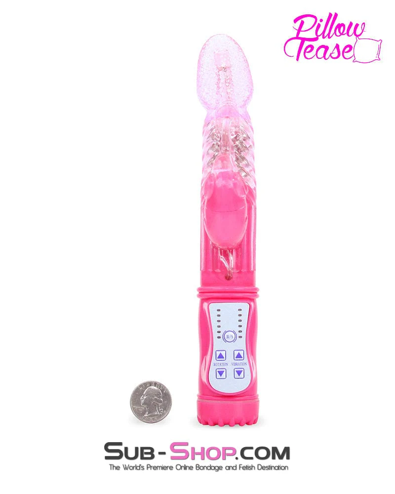 6898M Nubby Tongue Multi Speed Vibrator with Twisting Beads and Clit Stimulator 🔥 FINAL CLEARANCE – Last Chance!