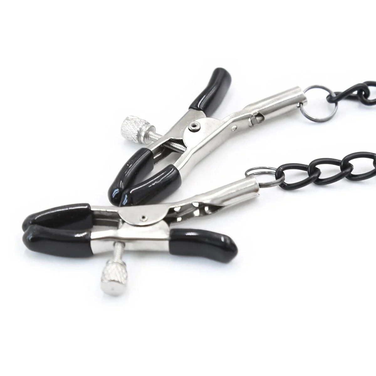 2258MQ-SIS Oh-My Pretty Mistress Sessions Sissy Slave Ring Gag with Black Wicked Nipple Clamps Set - Image 11