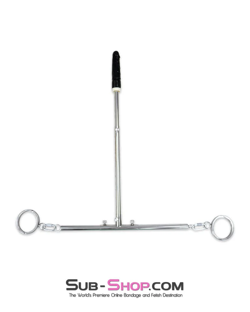 9846M Open Wide Bondage Spreader Bar with Dildo - Image 21