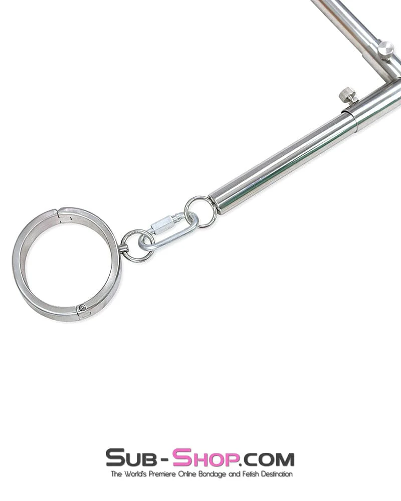 9846M Open Wide Bondage Spreader Bar with Dildo - Image 24