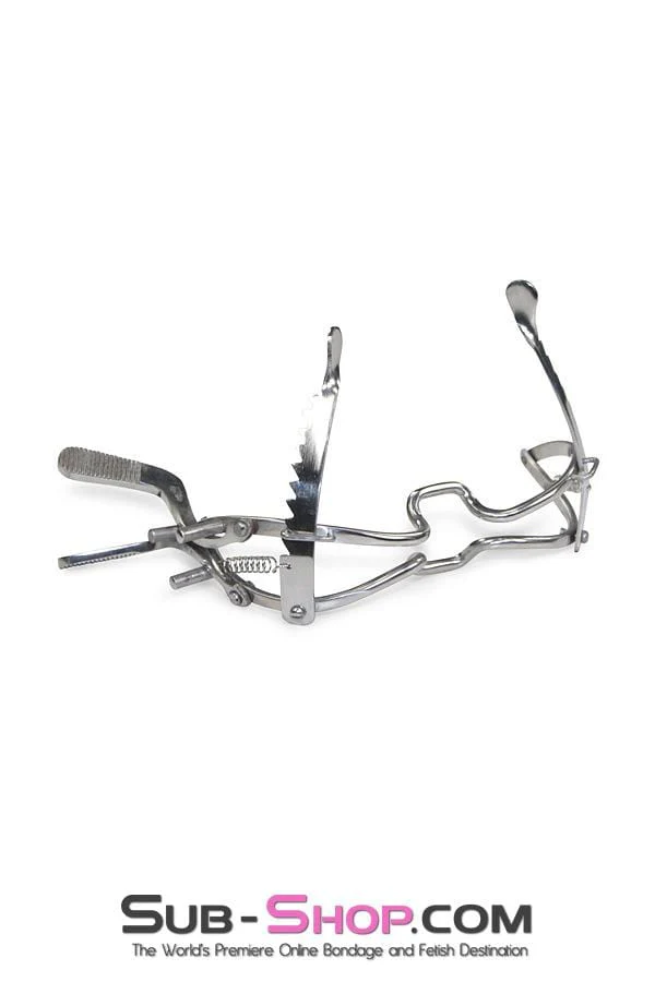 0486S   Open Wide Metal Mouth Gag Spreader - Adjustable Open Mouth Restraint - Image 5
