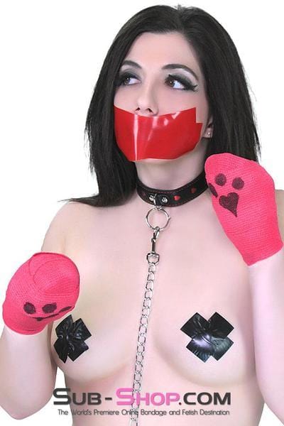 5746A-PAWS      Wrap-Sure Self Adhesive Bondage Pet Paws Wrap, Red - Image 5