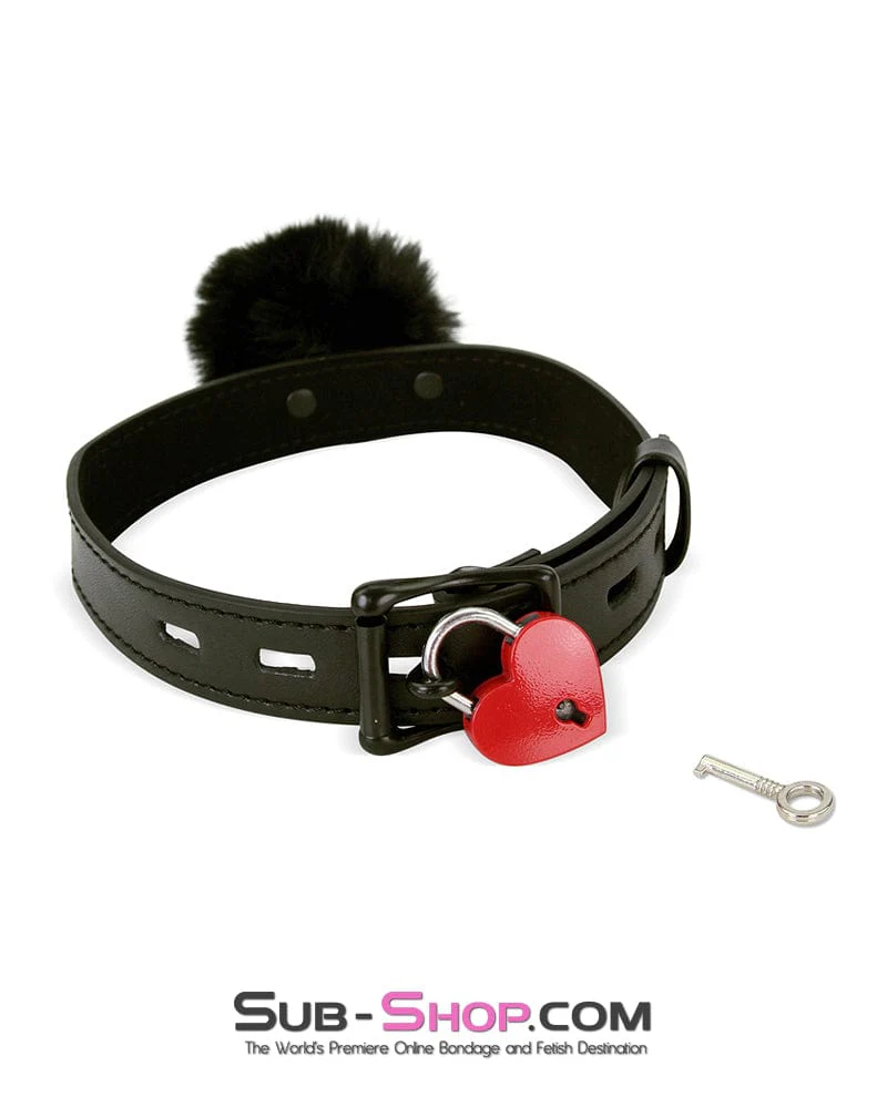 9949M Petgirl Puff Bondage Collar with Leash Set - LAST CHANCE - Final Closeout! - Image 5