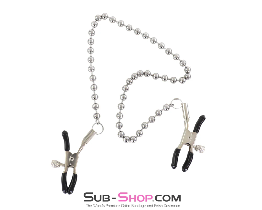 1678DL Pinch Me Wicked Style Rubber Coated Adjustable Nipple Clamps - Image 3