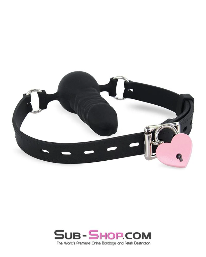 9726AE Pink Heart Bondage Gear Padlock - Image 5