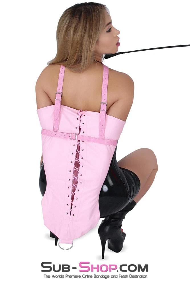 7922DL <b>BOGO!</b> Pink Lady Satin Lined Princess Pink Armbinder - Image 5