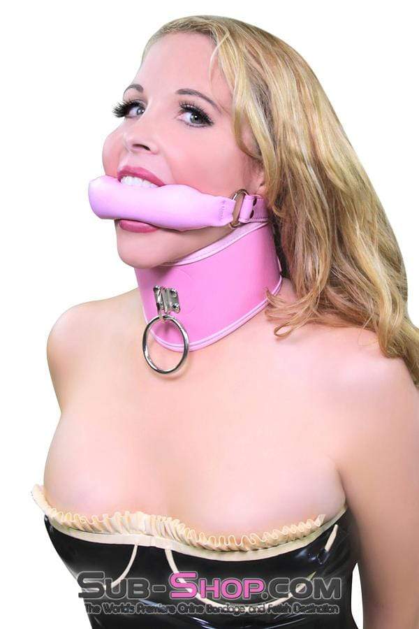 8976DL Pink Pet Posture Collar with Leash Set - Image 7