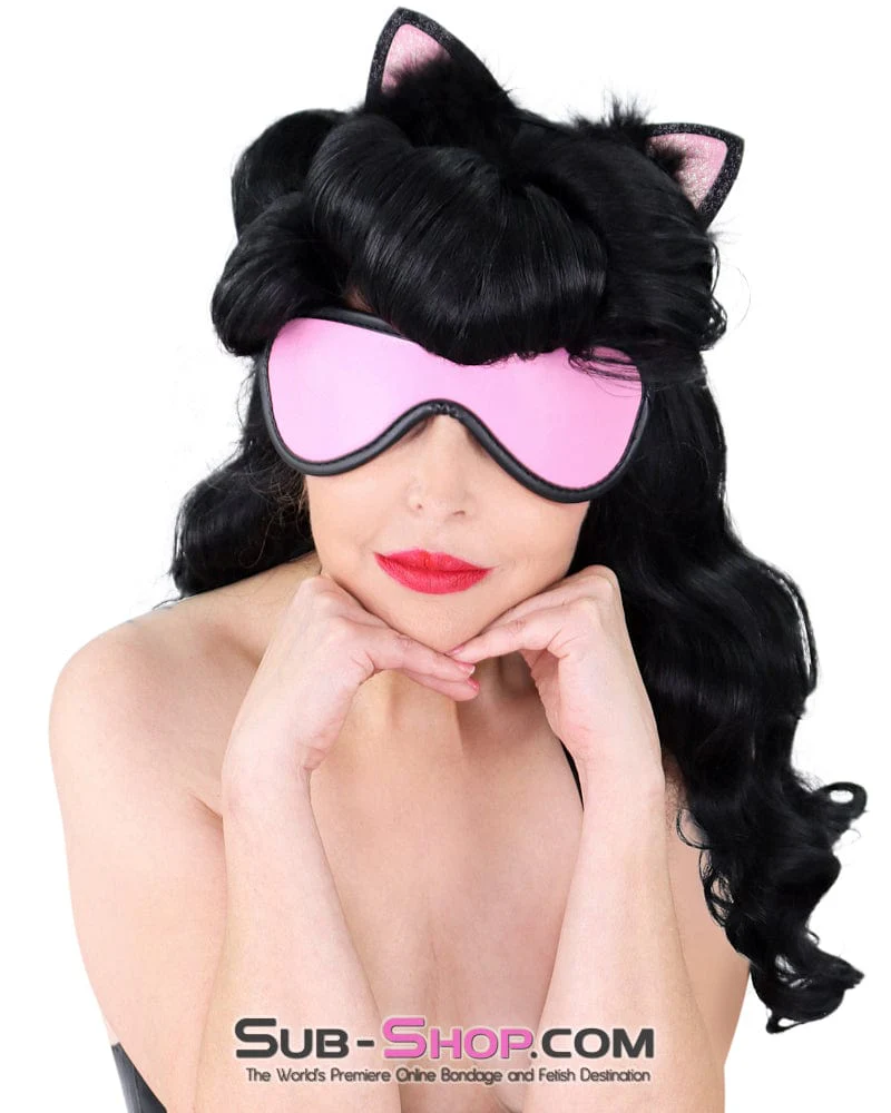 4465DL      Pink Bondage Fantasy Blindfold with Black Lining - Image 6
