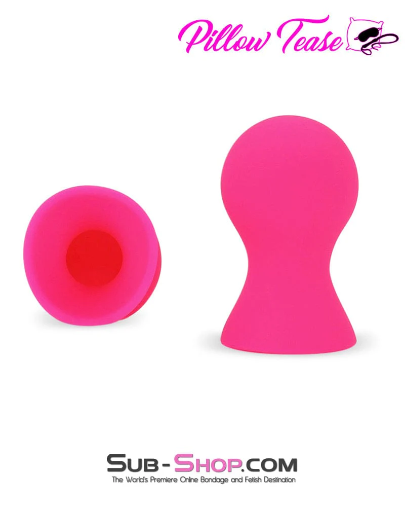 1791M-SIS      Pink Sissy Silicone Nipple Suckers Set - Image 4