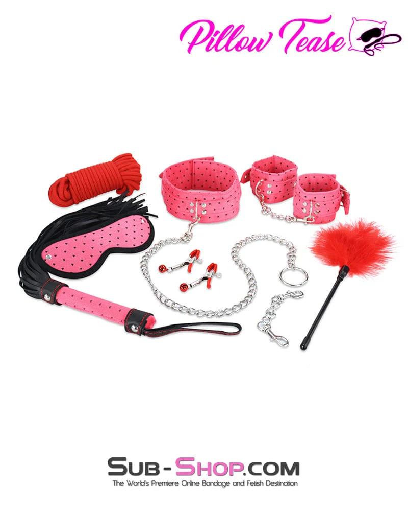 7792DL Polka Dot Rose Complete Beginner Fantasy Bondage Kit