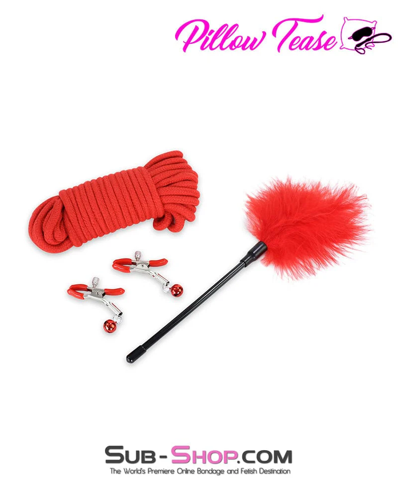 7792DL Polka Dot Rose Complete Beginner Fantasy Bondage Kit - Image 8