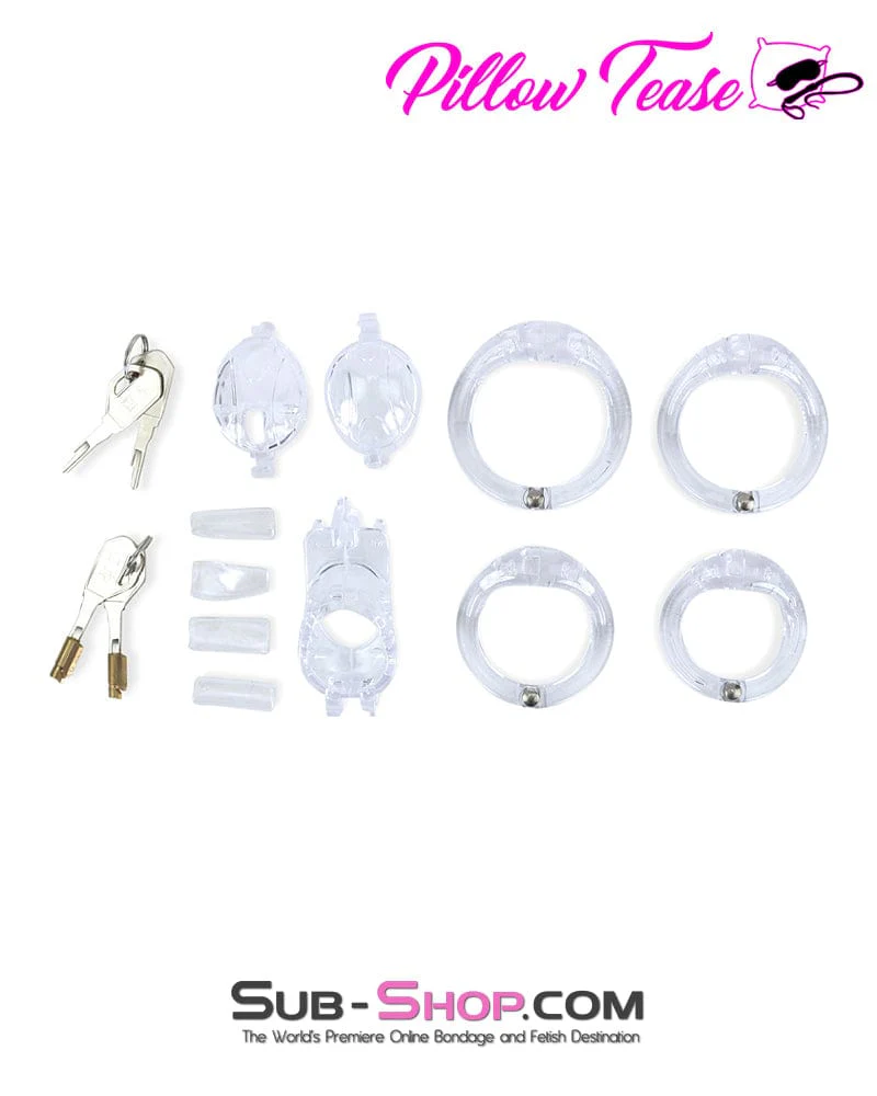7900AR-SIS      Porthole 2 Lock Sissy Cock Teasing and Torment Chastity Device - Image 10