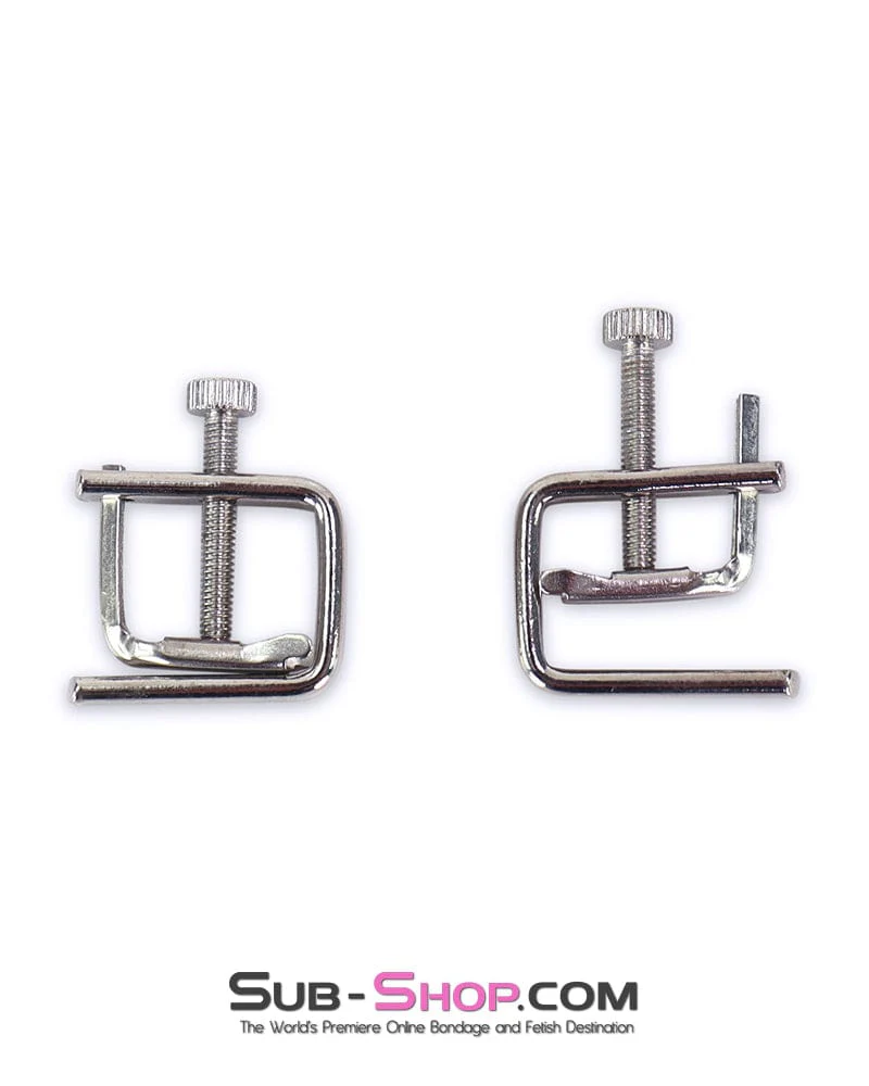 6777DL Pressing Matter Flat Nipple Clamps