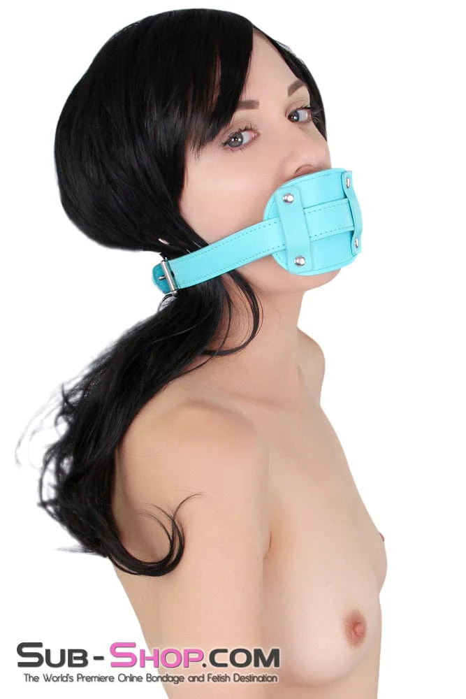2743RS-SIS Pretty Sissy Deep Throat Locking Diamond Female Led Relationship Blue Penis Gag - Image 17