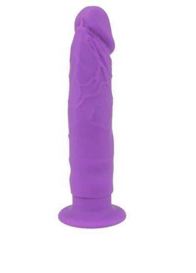 0405M-SIS Pretty Sissy Purple Softy Real Feel Realistically Shaped Dildo - Image 5
