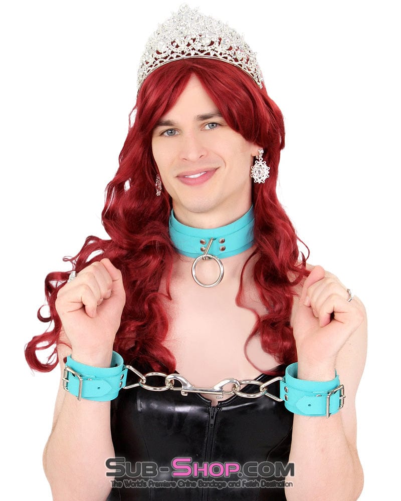 9960AE-SIS      Pretty Sissy Scarlet 22" Long Red Curly Wig - Image 10
