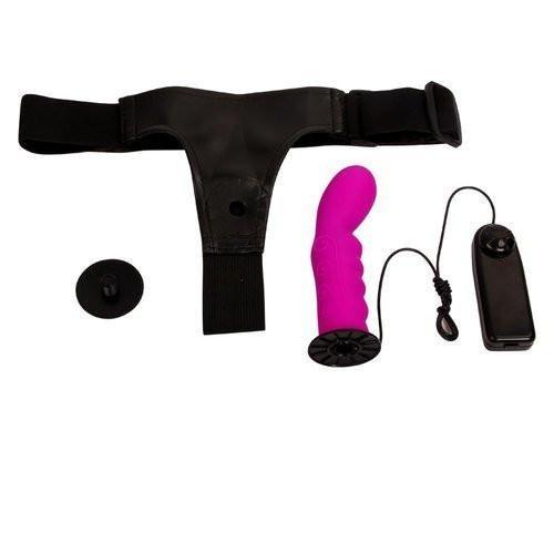0603M-SIS      Pretty Sissy Slave Gurl P-Spot Vibrating Silicone Pegging Strap On Dildo Forced Feminization with Comfort Harness - Image 5