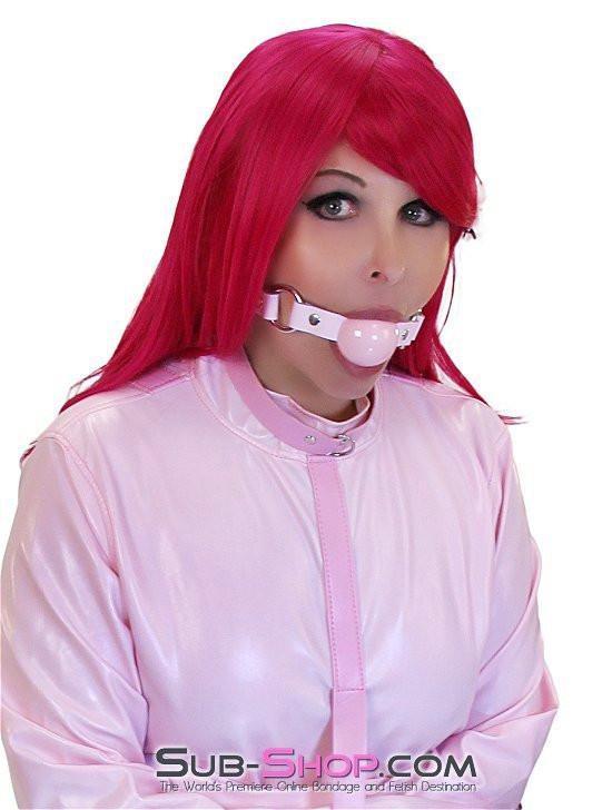 7053A Princess’s Submission Pink Leather Ballgag - Image 10