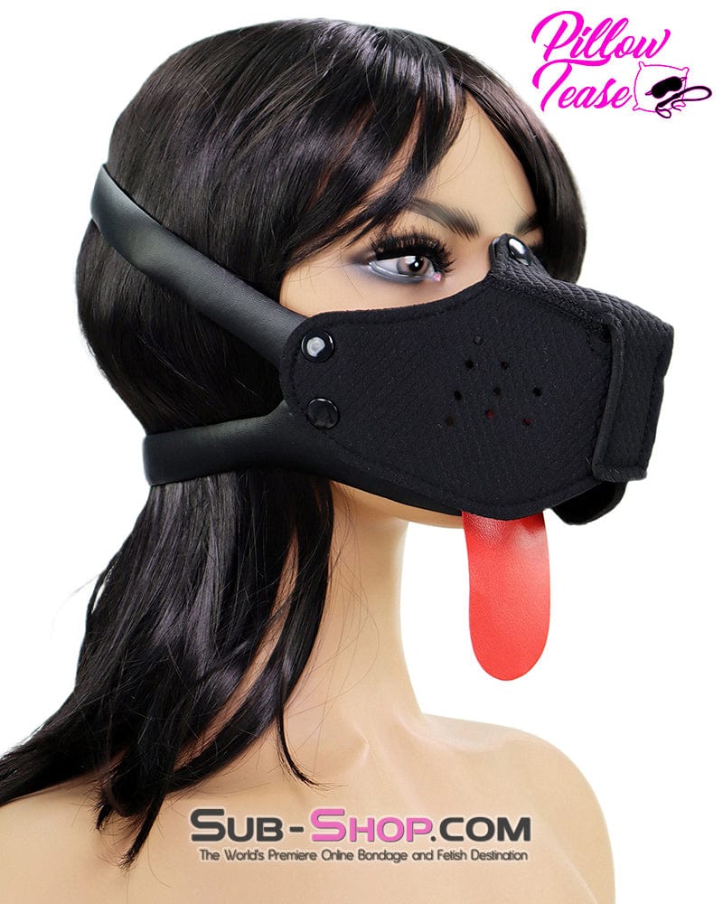 1491DL Puppy Slave Mask with Tongue - Image 5