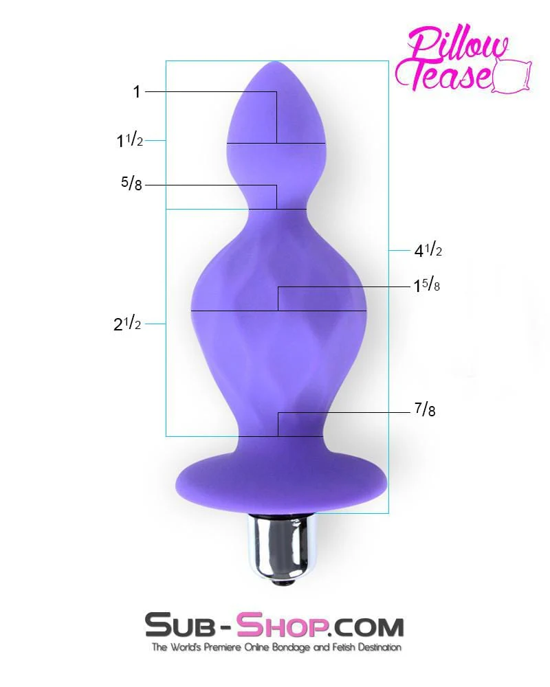 0410E Purple Genie Bottle Large Vibrating Butt Plug 🔥 FINAL CLEARANCE – Last Chance! - Image 3