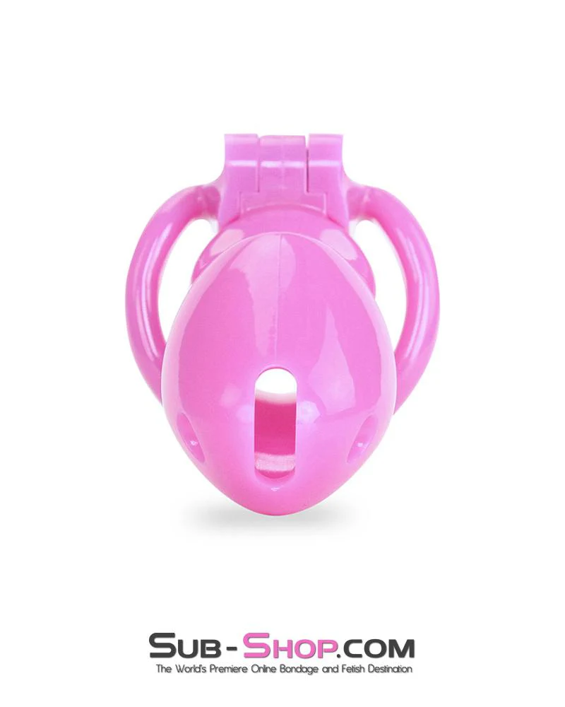 0395AE Hot Pink Head High Security Male Chastity Sensation Device - MEGA Deal - Image 7