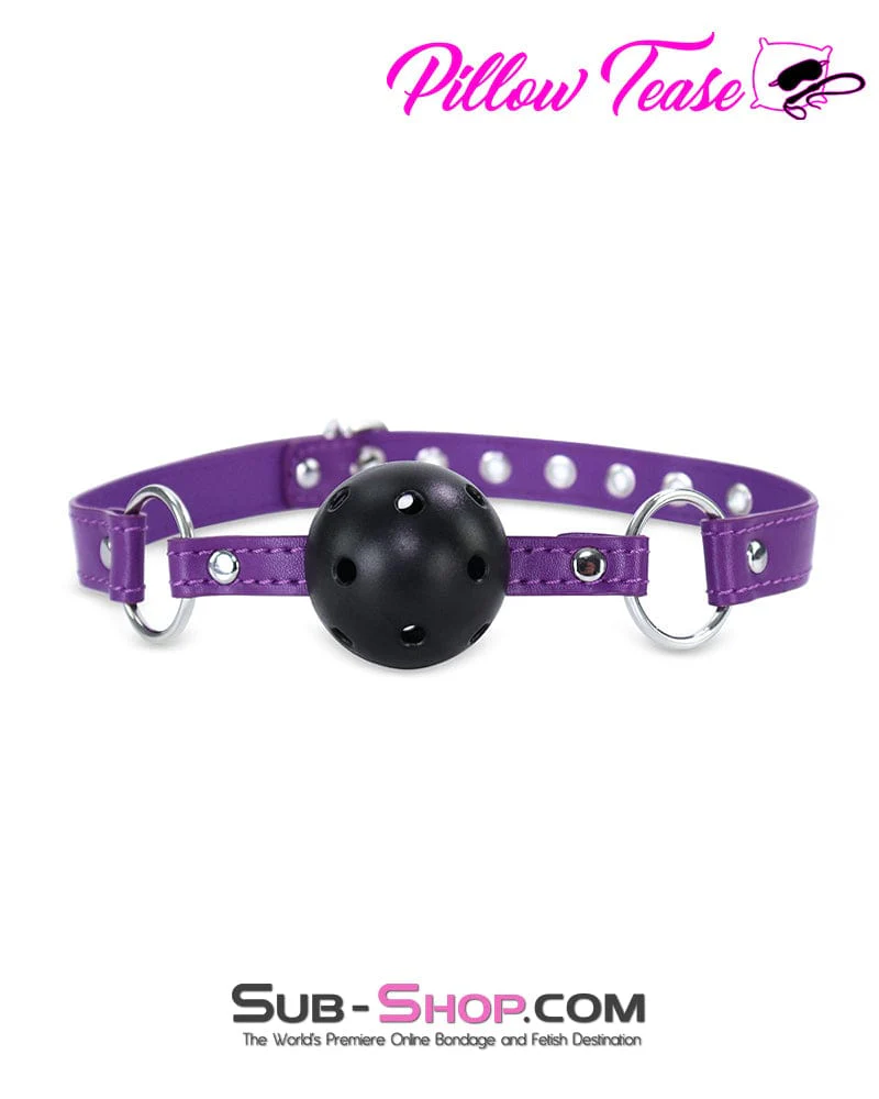 9790DL      Purple Passion Breather Ball Gag - Image 2