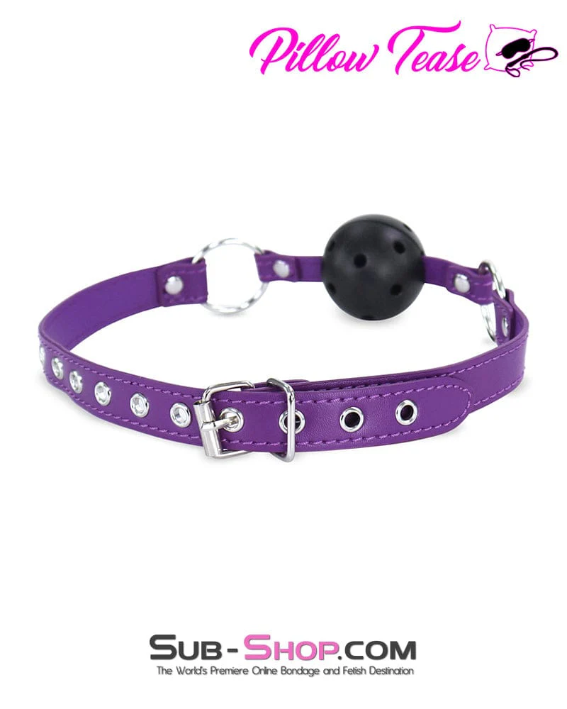 9790DL      Purple Passion Breather Ball Gag - Image 5