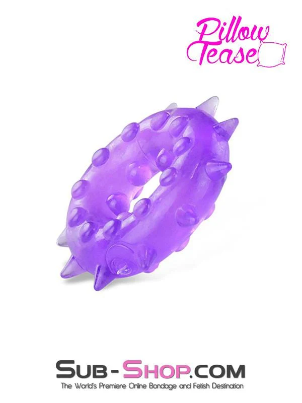 2325M Purple Pleasure Thick Cock Ring - Image 3