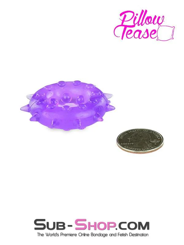 2325M Purple Pleasure Thick Cock Ring - Image 5