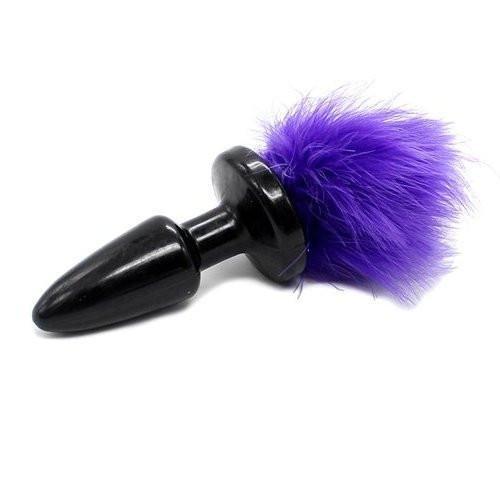 6872M Purple Puff Honey Bunny Butt Plug with Tail 🔥 FINAL CLEARANCE – Last Chance! - Image 2