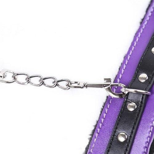 7946M Purple Seduction Fur Lined Cuffs - Image 8