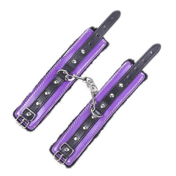 7946M Purple Seduction Fur Lined Cuffs - Image 9