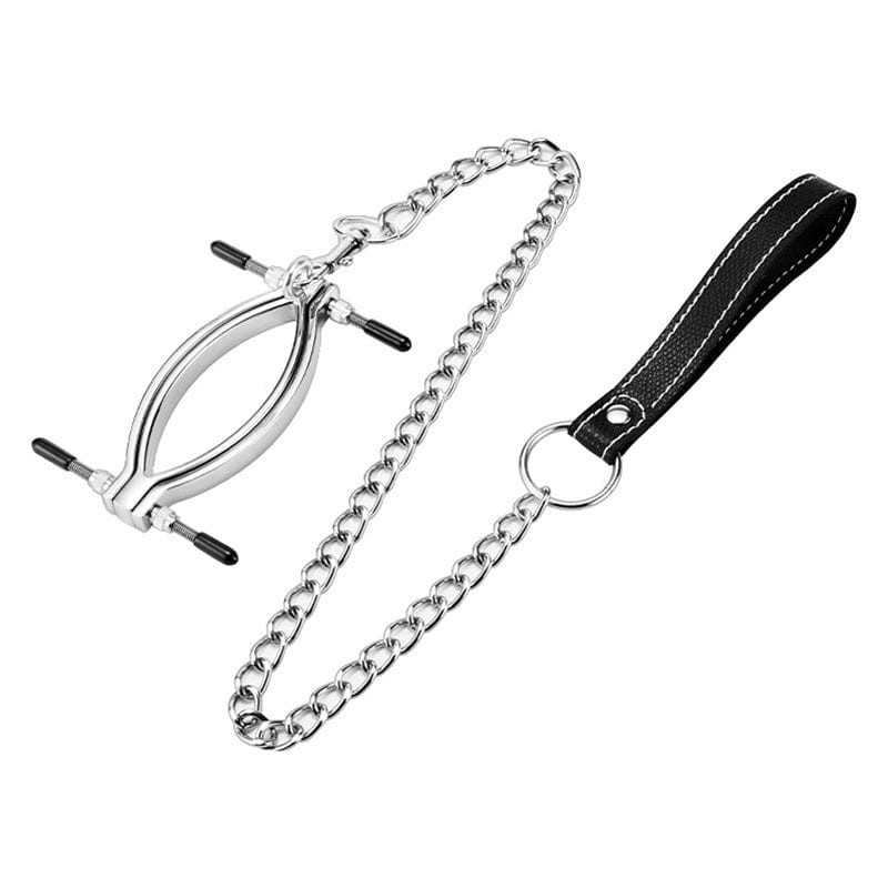 2703M Pussy Trap Steel Labia Clamp with Leash - Image 9