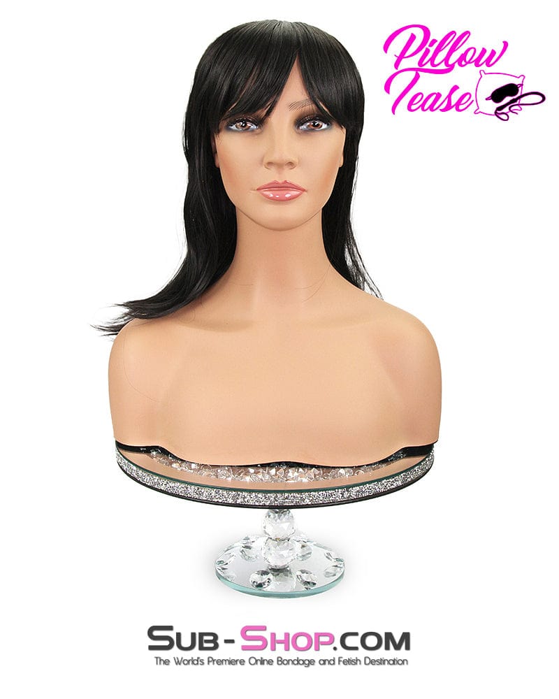 9963AE      Raven Beauty 13 Inch Short Black Wig - Image 4