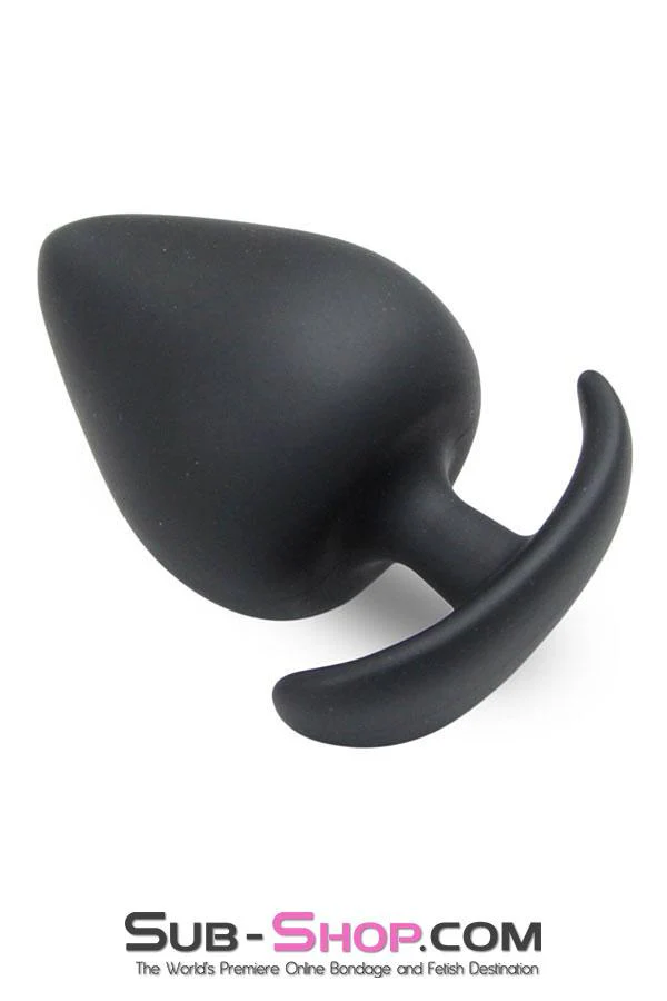 9825M   Really BIG Black XXL Silicone Anal Plug - Image 5