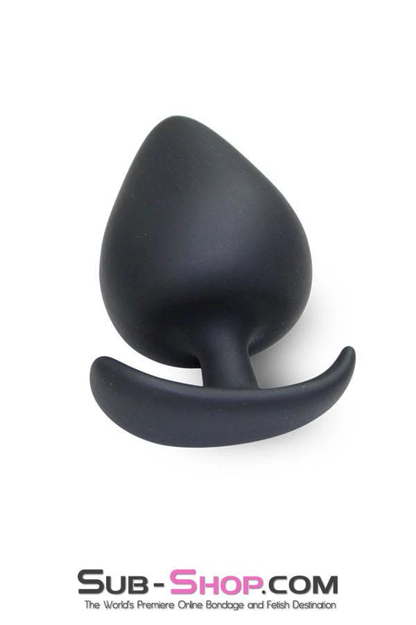 9825M   Really BIG Black XXL Silicone Anal Plug - Image 7