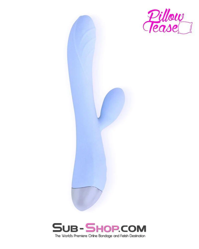 0420E Rechargeable 10 Function Luxury Waterproof Vibe with Clit Stimulator - Image 2
