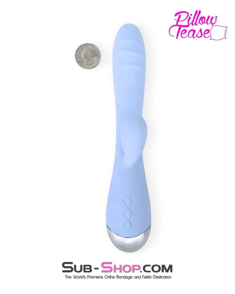 0420E Rechargeable 10 Function Luxury Waterproof Vibe with Clit Stimulator - Image 4