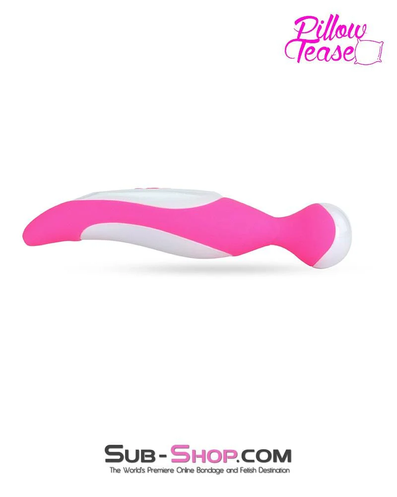 7351M      Rechargeable 7 Function Overdrive Pink Silicone Magic Wand Stimulator 🔥 FINAL CLEARANCE – Last Chance! - Image 5