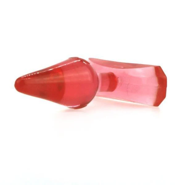 9775M      Red Crystal Jelly Butt Plug - LAST CHANCE - Final Closeout! - Image 4
