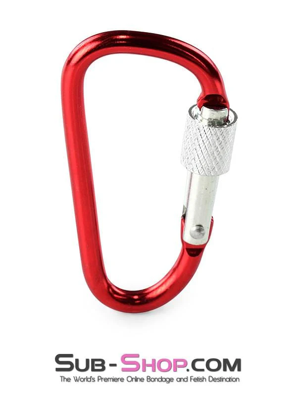 1862F Red Locking Spring Snap Bondage Gear Clip - LAST CHANCE - Final Closeout! - Image 2