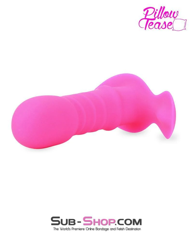 7030E-SIS      Remote Control Rechargeable Silicone Sissy Pink P-Spot Penis Plug - Image 6