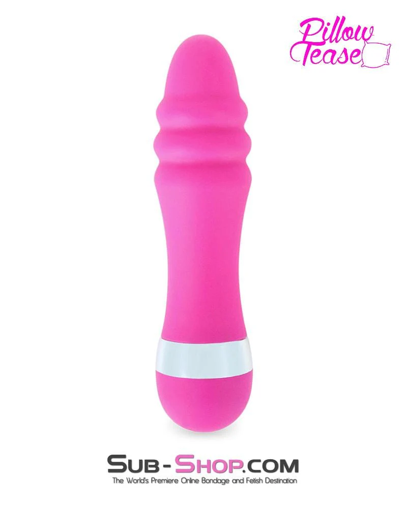 0641E Ridged Pink Bullet Mini Vibrator 🔥 FINAL CLEARANCE – Last Chance! - Image 2